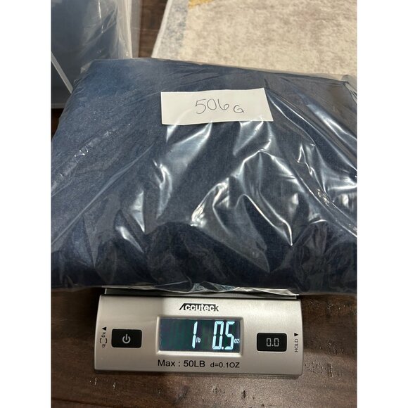 Denim & Co. Button-Up Denim Shirt Blue Sz Medium Cotton Blend Classic Retro - Picture 9 of 9